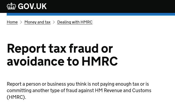HMRC fraud report