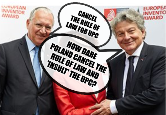Cancel the rule of law for UPC; How dare Poland cancel the rule of law and 'insult' the UPC?