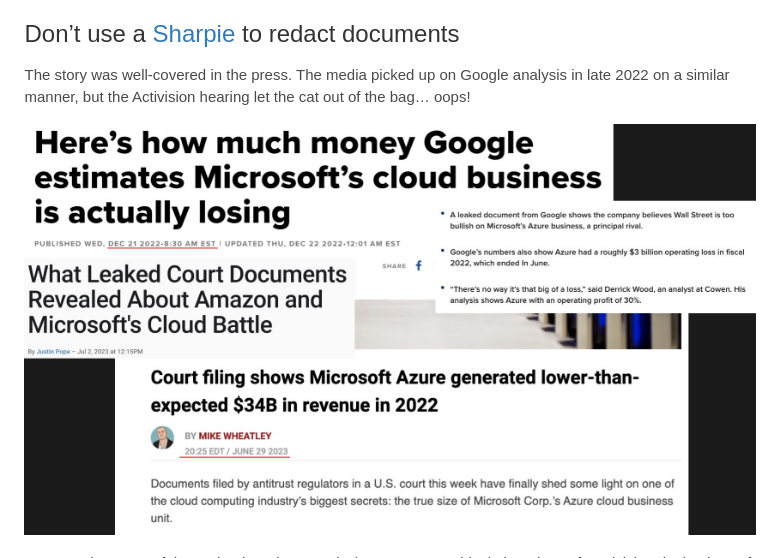 Microsoft sharpie oops