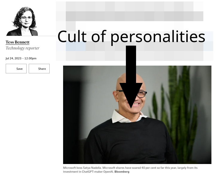 Cult of personalities