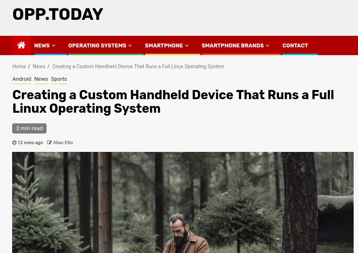 Creating a Custom Handheld Device That Runs a Full Linux - OPP.Today