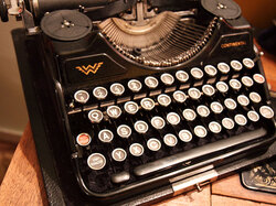 Old German typewriter