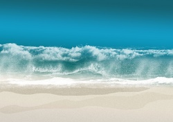 Beach Background Paper, Ocean View