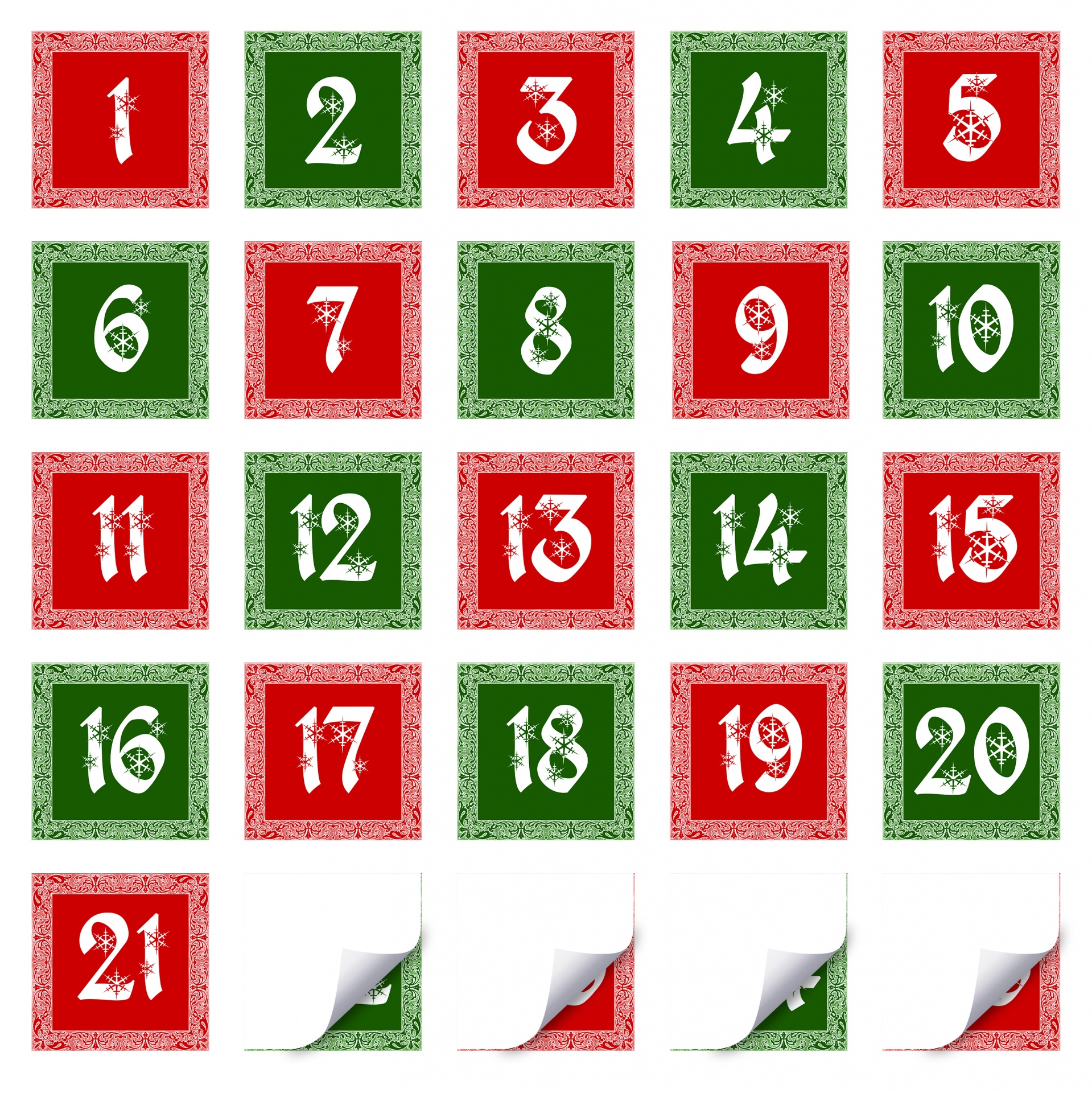 Advent Season Calendar