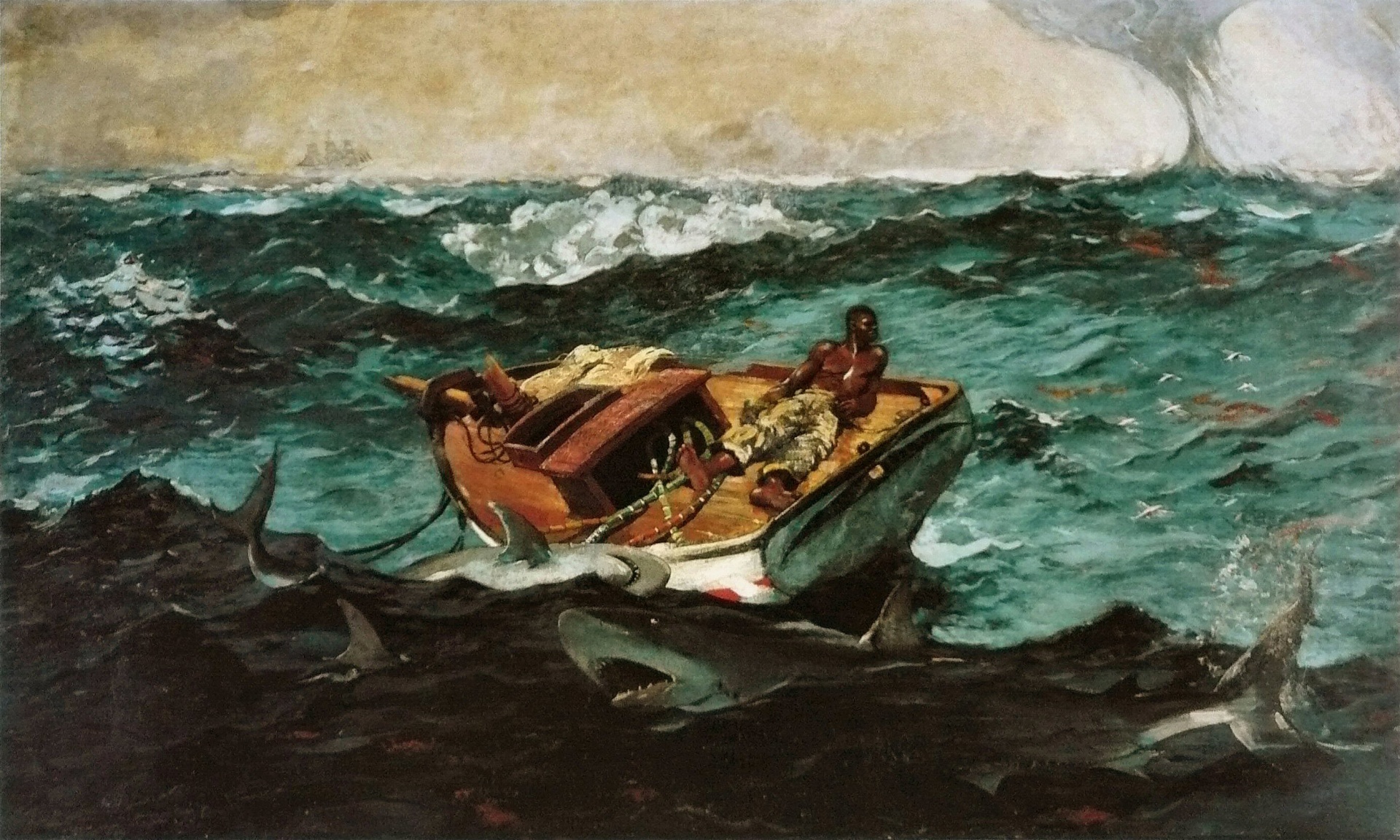 Winslow Homer - Gulf Stream Public Domain 1899