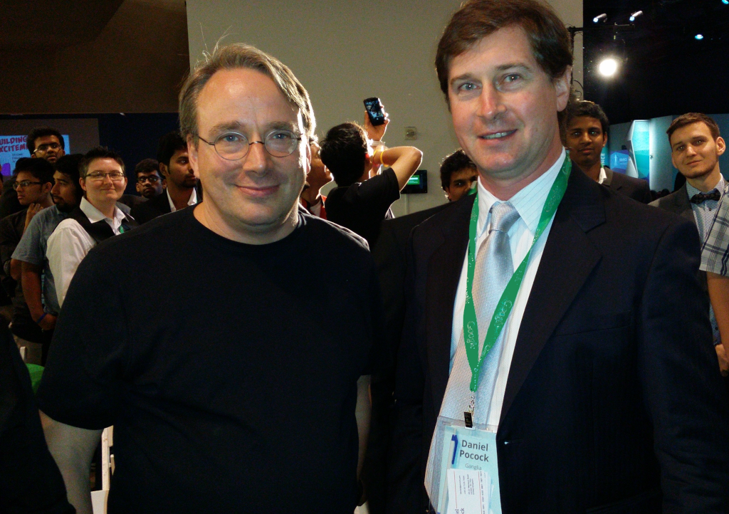 Linus Torvalds, Daniel Pocock, Debian, DebConf