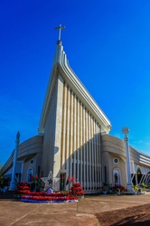 Saint Michael Cathedral, Ban Tharae in Sakon Nakhon, Thailand