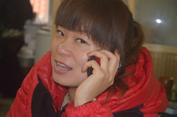 Girl talking on mobile phone