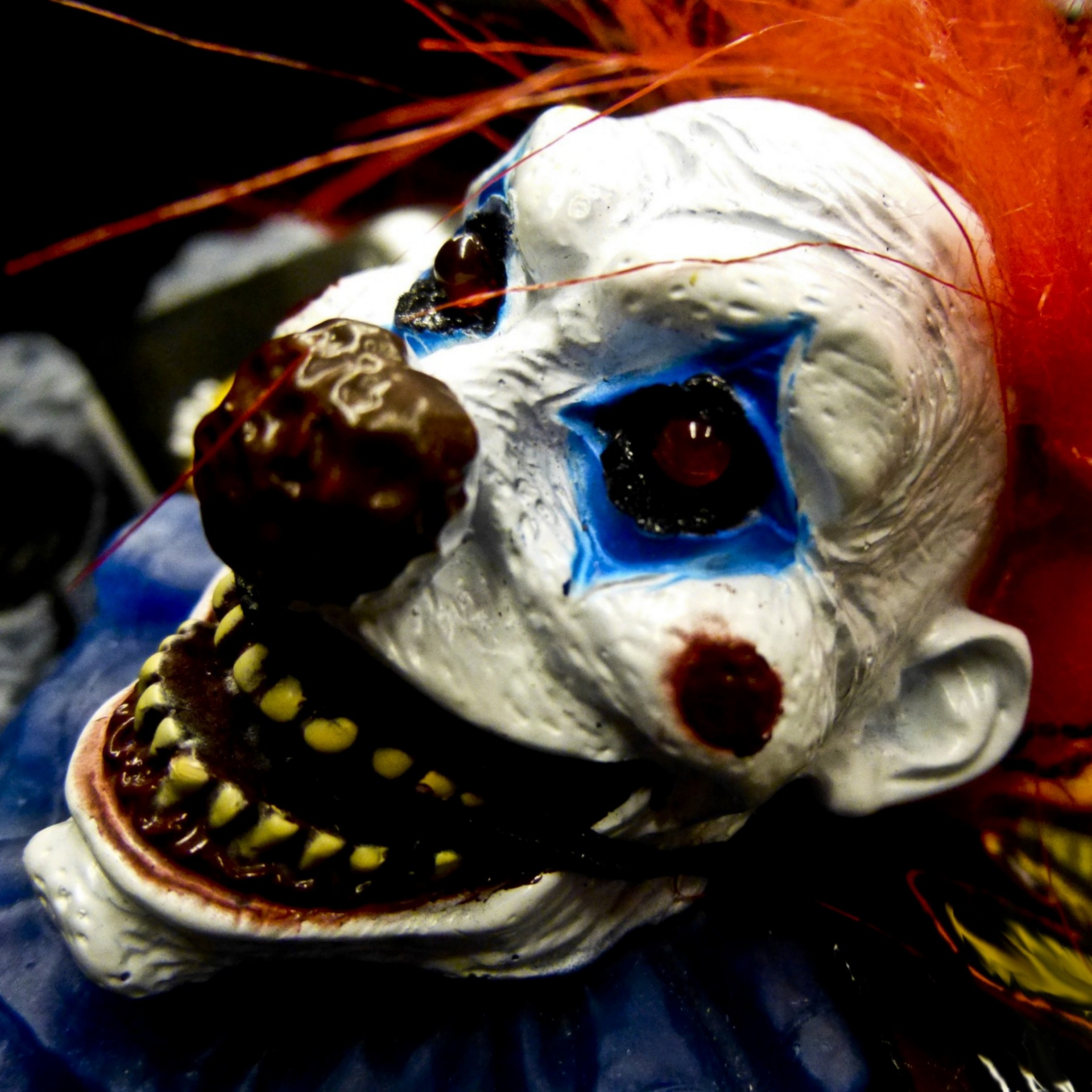 Clown heckles/Sketch color clown mask