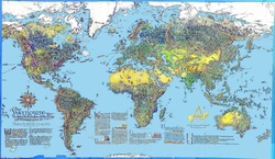 German world map from 1947
