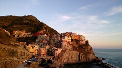 The small village of Manarola, Cinque Terre, Italy