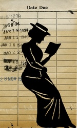 Vintage Woman Reading