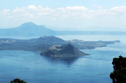 Taal volcano in the Philippines