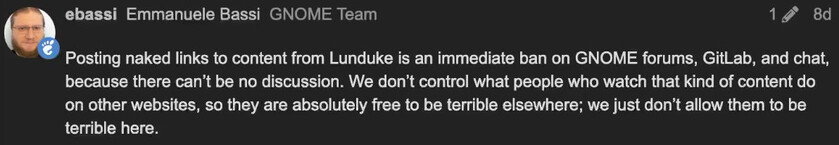 Total Ban on Lunduke