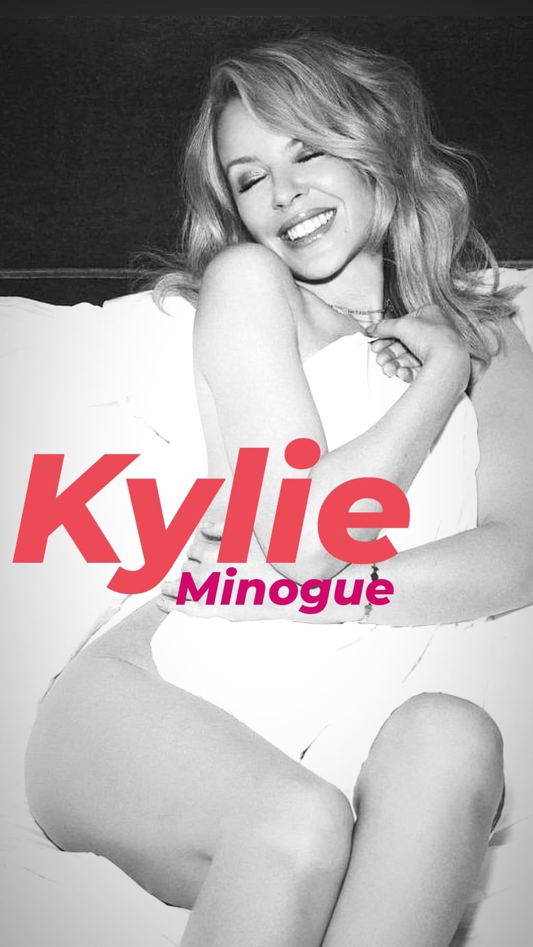 Kylie Minogue black & white