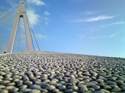 Bridge at Fisherman Pier in Taiwan