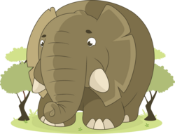 Cartoon Elephant background