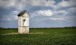 Calvary middle of a field