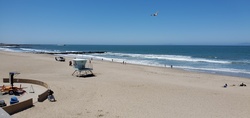 Ventura beach beginning to see visitors post covid-19