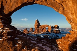 View from Arches National Park in Utah