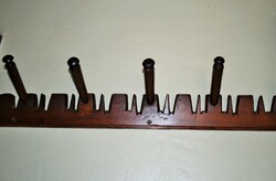 Wooden coat rack