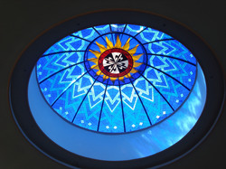 St. Thomas University Stained Glass dome Colombia