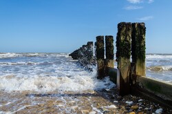 Rough sea background