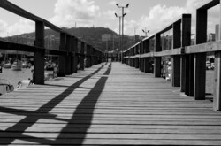 Wooden pier