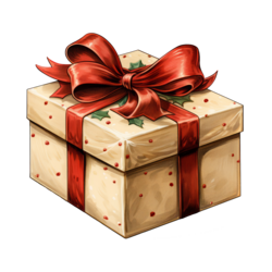 Christmas Present With Bow