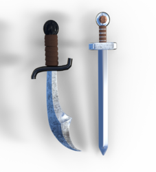 Swords isolated as png