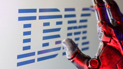 FILE PHOTO: IBM logo is seen in this illustration taken February 16, 2025. (REUTERS)