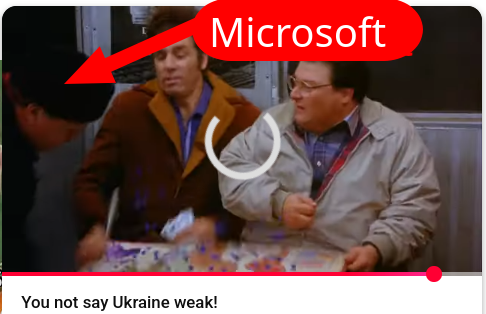 You not say Ukraine weak!