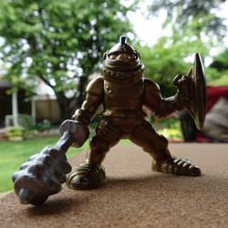 Warrior toy closeup photo