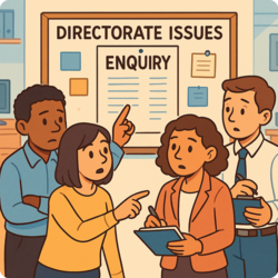 Enquiries relating to Directorates 1218 and 1001