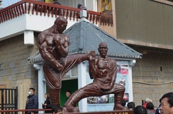 Masters martial arts statues
