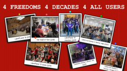 4 decades, 4 freedoms, 4 all users