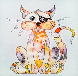 Pirate cat bully