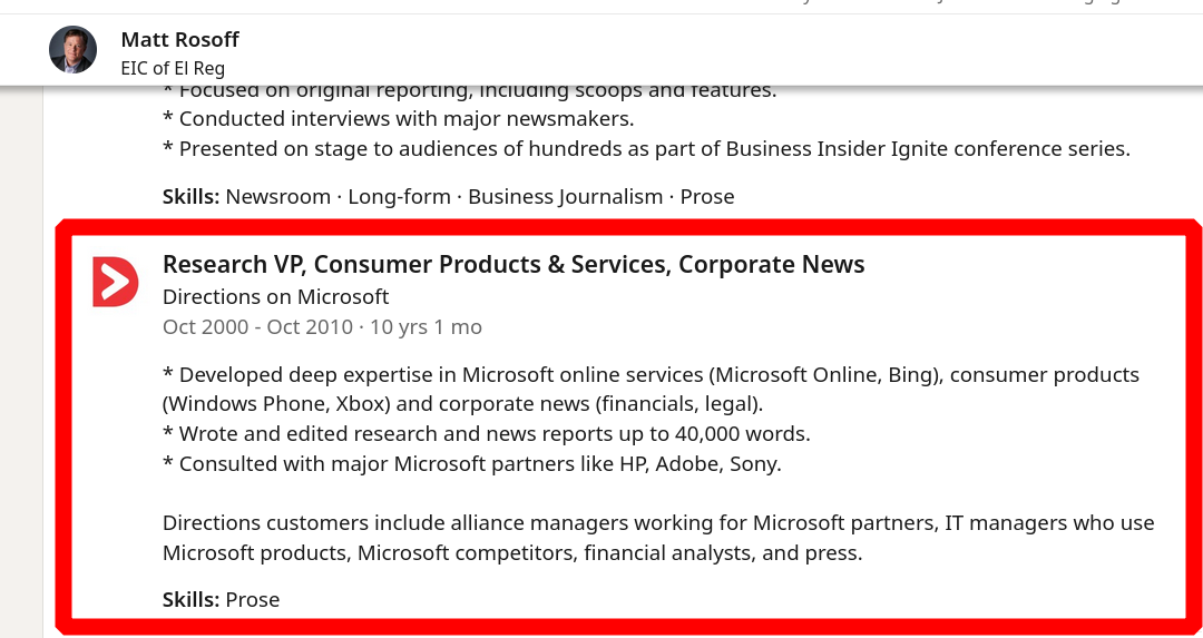 Directions on Microsoft