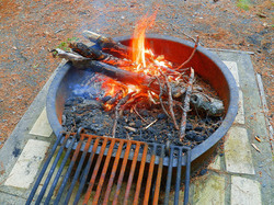 Photo of a fire grill