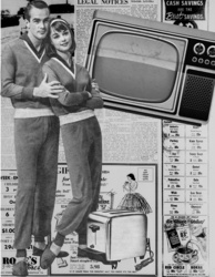 1950 Mid Century Newspaper Montage
