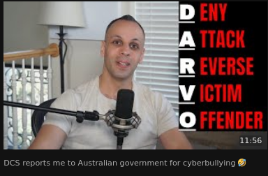 DCS reports me to Australian government for cyberbullying