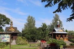 Uniate sanctuary. Kostomloty town. Near the border with Belarus. Lublin province. Poland. August 2023
