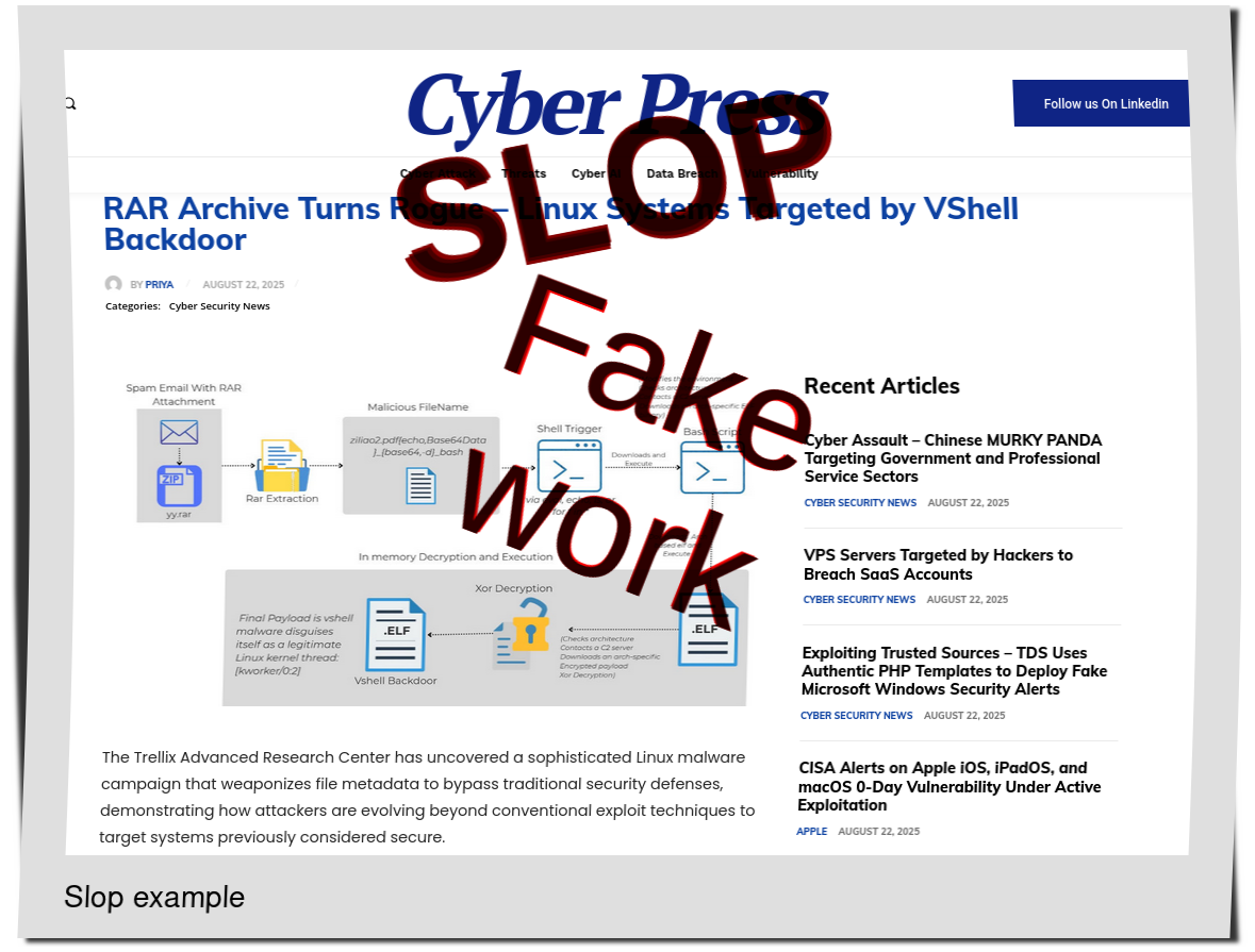 Slop or fake: RAR Archive Turns Rogue – Linux Systems Targeted by VShell Backdoor