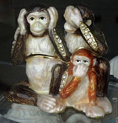 Three Wise Monkeys See No Evil Hear No Evil Speak No Evil