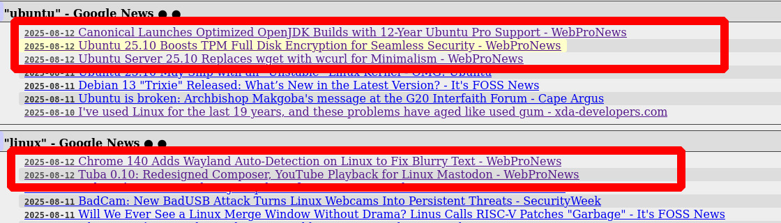 Google News LLM Slop