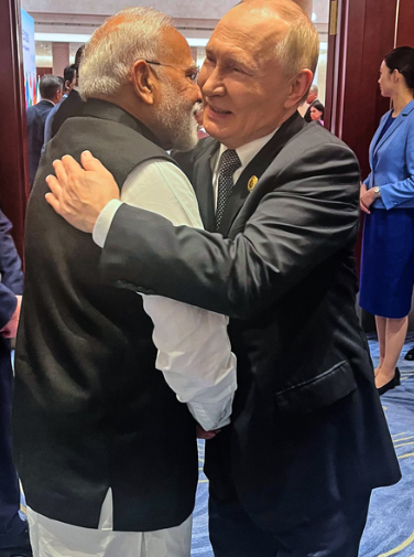 Modi is 'getting into bed' with Putin and Xi