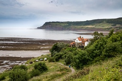 Robin Hoods Bay beach in north Yorkshire