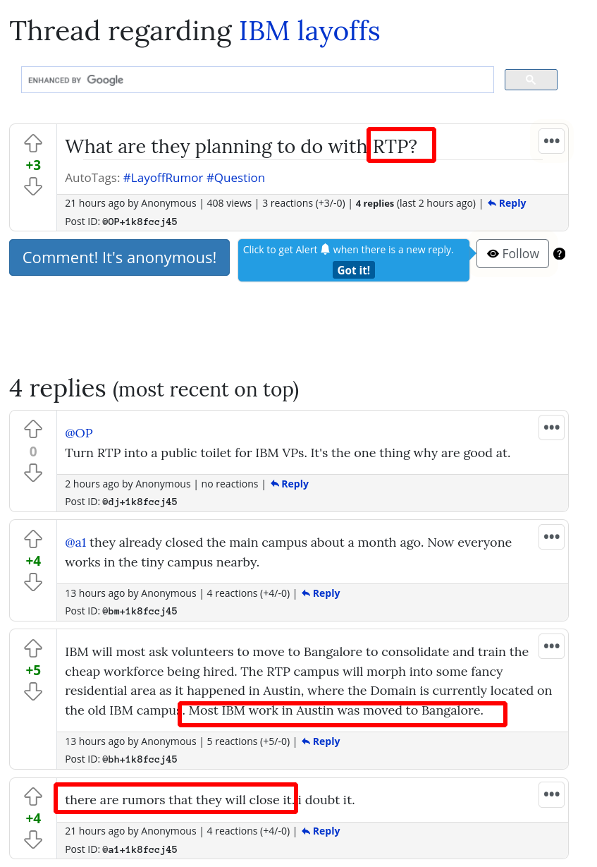 What are they planning to do with RTP?