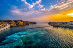 Malta Harbor in the Early Morning