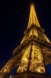 Night View of the Eiffel Tower